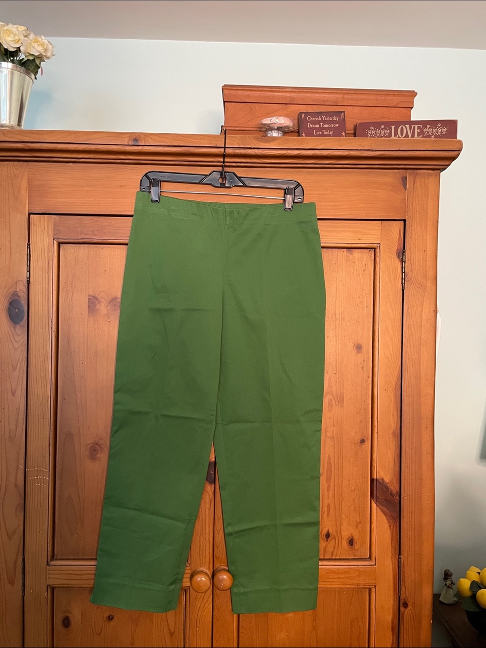 Jones New York Ladies Green Chinos